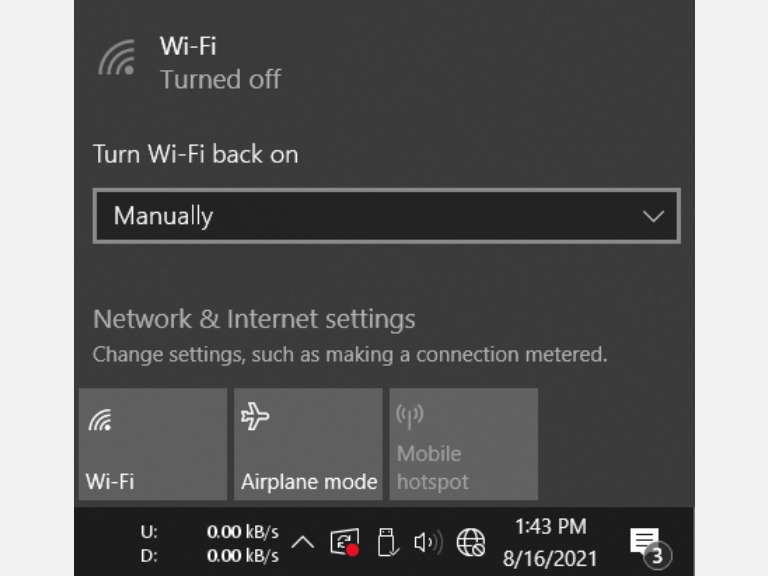 WiFi tidak terdeteksi pada laptop,