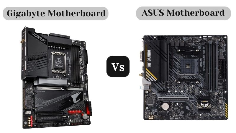 motherboard asus vs gigabyte okkomputer