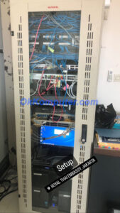 Doing Job Maintenance Server Thai Embassy At Mega Kuningan