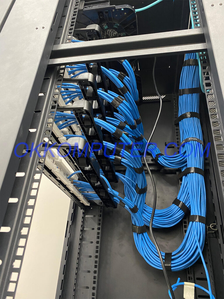 Cabling Perapihan Rehab Data Server 6