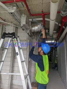 Cabling Perapihan Rehab Data Server 4